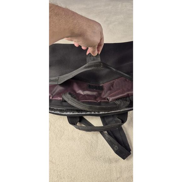 Swiss Gear Wenger padded laptop bag briefcase shoulder strap 18" x 13" black - Picture 10 of 13